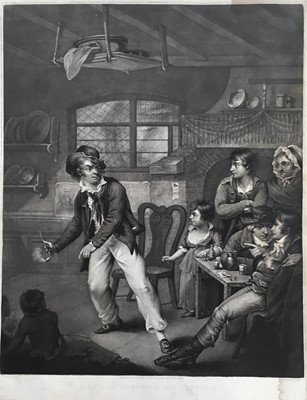 Lot 272 - C Turner (after Turner), mezzotint 'A Sailor Relating his Victories', published and sold 1803 by Edward Orme, 59 New Bond Street