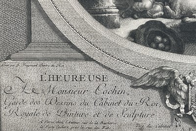 Lot 38 - 18th century French engraving "L'heureuse Fecondité" Nicolas Delaunay after Jean-Honoré Fragonard, circa 1760, F&G