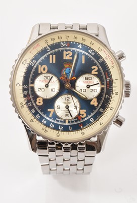 Lot 703 - Breitling watch made for Spanish airforce acrobatics team, limited to 1000, with travelling case and associated box and papers