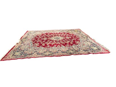 Lot 1584 - Large Kirman carpet