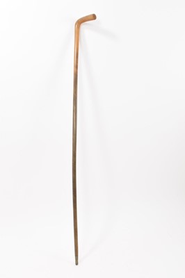 Lot 752 - Antique Rhino horn walking cane