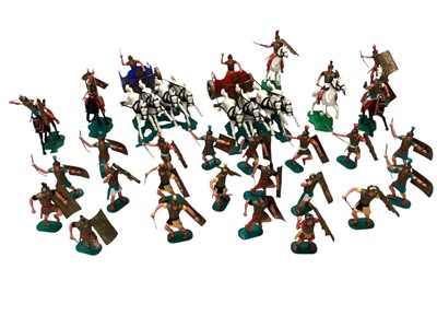 Lot 1878 - Timpo Romans (Chariots, Mounted & Foot), Knights & Crusaders (Mounted & Foot) (qty)