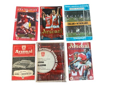 Lot 1193 - Group of Arsenal football programmes including 1960's/70's