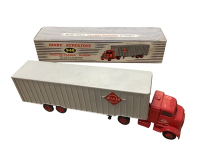 Lot 1521 - Dinky Supertoys McCleans Tractor-Trailer, boxed No.948 (1)