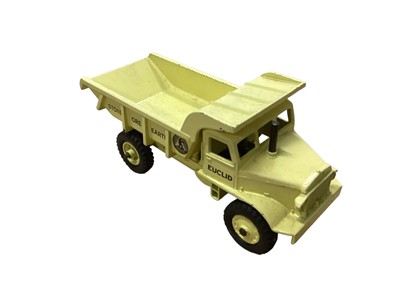 Lot 1517 - Dinky Supertoys Euclid Rear Dump Truck, No.965 & Shell Chemicals A.E.C. Monarch Thompson Tanker No.991, both boxed (2)