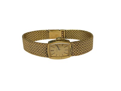 Lot 238 - 1960s Omega 18ct gold ladies wristwatch