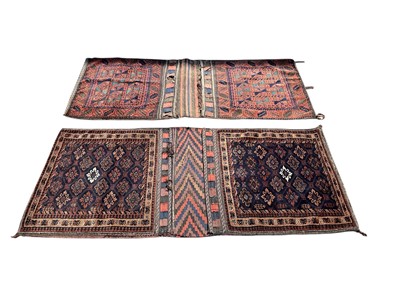 Lot 1320 - Two Eastern saddlebags