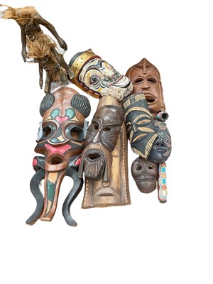 Lot 456 - Group of various African masks.