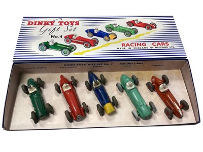 Lot 1551 - Dinky Toys Racing Cars Gift Set, in reproduction box No.4 (1)