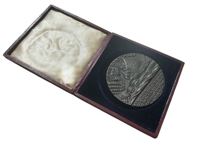 Lot 214 - RMS LUSITANIA Medal boxed