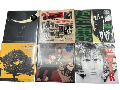Lot 2223 - Selection of approx 30 LP’s including LCD Soundsystem, Richard Hawley, Green River, Jack Johnson, Gas Coombes, U2, Sparks and Biffy Clyro. All vinyl appears unplayed. S...