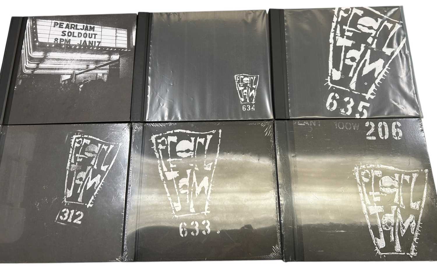 Lot 2231 - Selection of LP’s by Pearl Jam including ‘Pearl Jam Live On Ten Legs’ Boxed Set, ‘Live at Solider Field’, ‘Aladdin Theatre’, ‘Mr Baker Theatre’, ‘Great Western Forum’, ‘The...