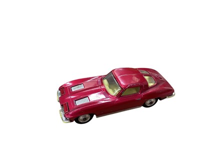 Lot 1573 - Corgi Toys Sports Cars Chevrolet Sting Ray No.310, Volvo P1800 No.228, Ford Mustang Fastback 2+2 No.320, MGB GT No.327, E Type Jaguar 9with detachable hard top) No.307, all boxed (5)