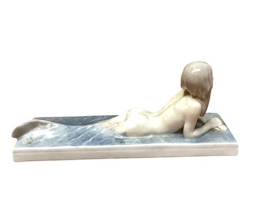 Lot 930 - Royal Copenhagen porcelain model of a mermaid, no. 1212