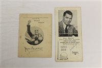 Lot 2461 - Automobiliagraphs - Jack Dempsey (1895 - 1983)...
