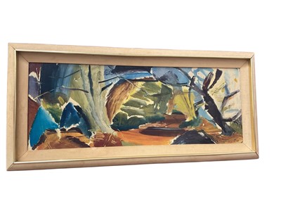 Lot 217 - After Ivon Hitchens print on board, Forest