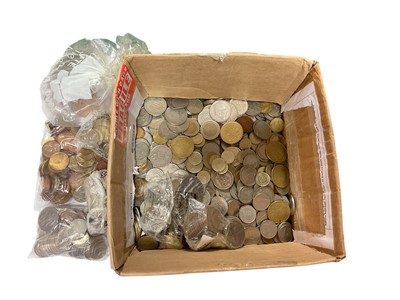 Lot 445 - World - Mixed kiloware to include some Euro currency (N.B. Est. Wt. 5 kg) (Qty)