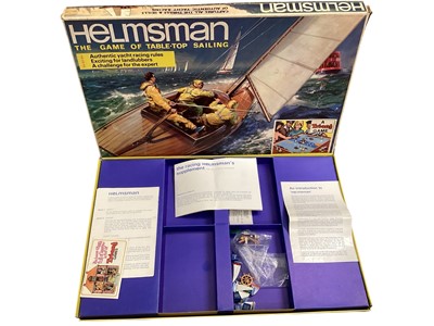 Lot 1870 - Tri-ang Helmsman board game and other vintage games and dolls tinplate oven (qty)