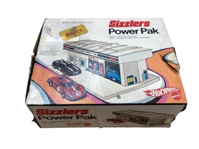 Lot 1868 - Mattel Hotwheels (1970's) Sizzlers Power Pak & Sizzlers Car, boxed (very poor) (1)