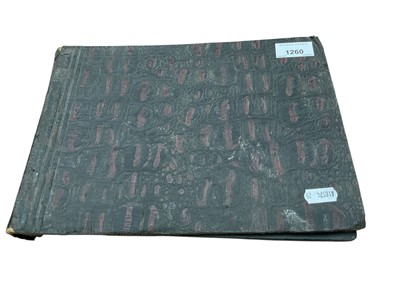 Lot 1190 - 1920's - 1950's photograph album, including photos of locomotives and travel