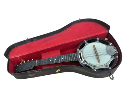 Lot 2272 - Vintage banjo-mandolin, cased