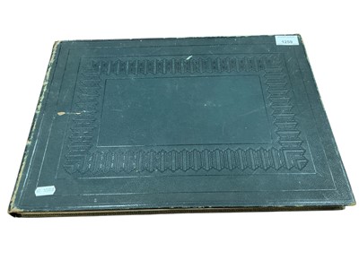 Lot 1259 - 19th century photograph album with images of Naval vessels and international travel including China