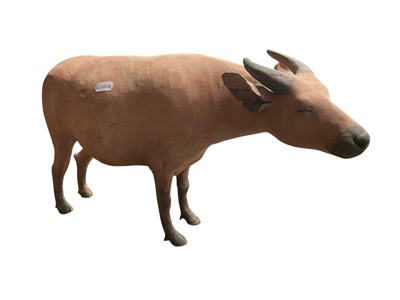 Lot 233 - Ceramic model of a water buffalo