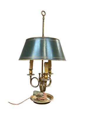 Lot 748 - Victorian style student lamp