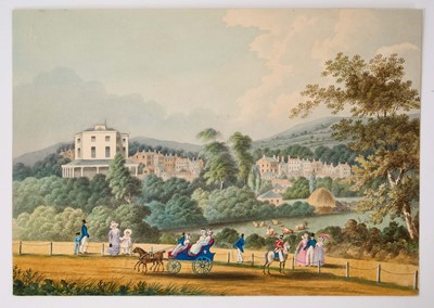 Lot 948 - Thomas Remnant Charleton (1756-1849) watercolour - 'Cheltenham' titled to mount, 20 x 28cm