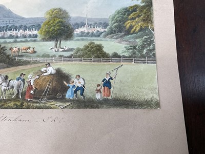 Lot 946 - Thomas Remnant Charleton (1756-1849) watercolour - 'Cheltenham' titled to mount, 19 x 28cm