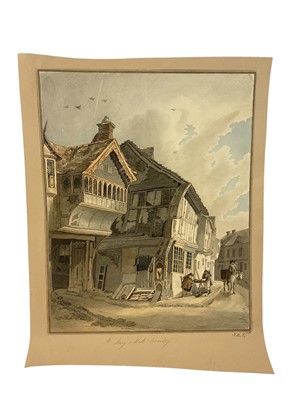Lot 953 - Thomas Remnant Charleton (1756-1849) watercolour - 'St Mary's Hall, Coventry', 31 x 25cm