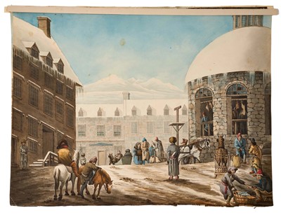 Lot 959 - Thomas Charleton (died 1814) - rare group of early watercolours of scenes around Quebec
