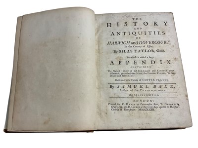 Lot 1381 - Samuel Dale - The History and Antiquities of Harwich & Dovercourt