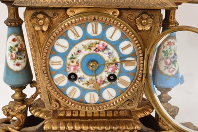 Lot 811 - Late 19th century French clock