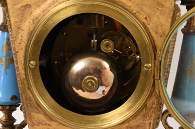 Lot 811 - Late 19th century French clock