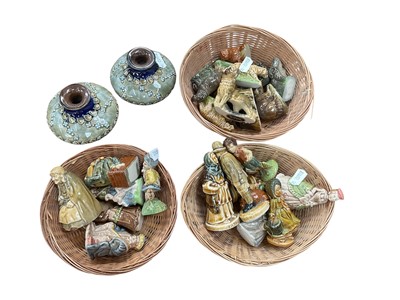 Lot 464 - Pair of Doulton vases and Wade whimsies