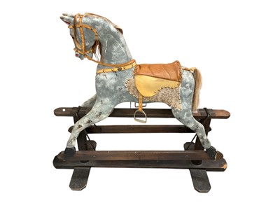 Lot 808 - Rocking horse made by Jim Bosworthick of Kersey in 1978/79 All proceeds from the sale will go to the Cystic Fibrosis Trust.