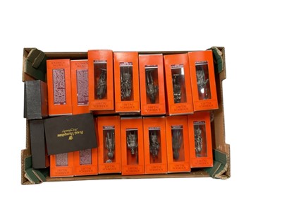 Lot 480 - Collection of pewter figures boxed