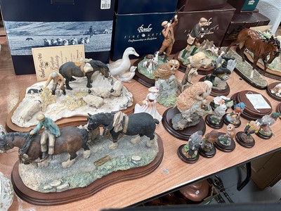 Lot 416 - Collection of Border Fine Arts, County Artists and similar ornaments