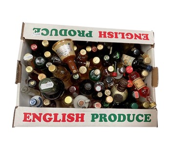 Lot 418 - Group of alcohol miniatures and a bottle of Barsac