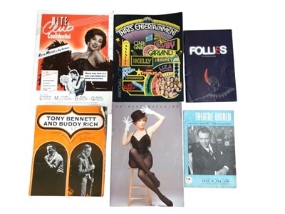 Lot 1160 - Group of theatre programmes including one signed by Tony Bennett