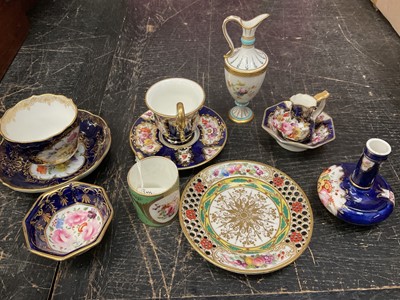 Lot 146 - Collection of miniature porcelain pieces