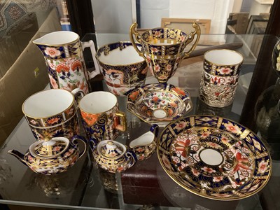 Lot 148 - Small group of Royal Crown Derby, including miniature pieces