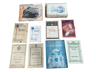 Lot 1206 - Group of theatre programmes, mostly West End