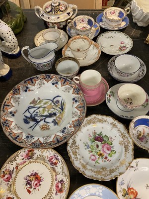 Lot 165 - Good collection of 19th century and later teawares