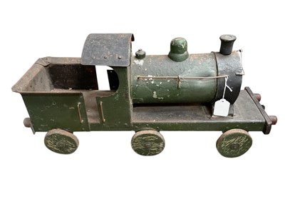 Lot 2453 - Antique child's model of a train