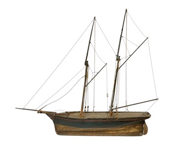 Lot 1009 - Antique model of a ship