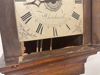 Lot 819 - George III hooded wall clock