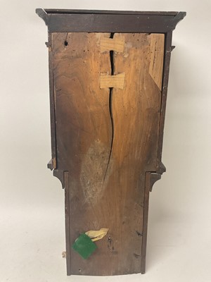 Lot 819 - George III hooded wall clock