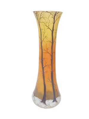 Lot 905 - After Legras, large cameo glass vase